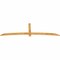 Ekena Millwork Bellingham Timber Gable Bracket, Western Red Cedar, 108"W x 31 1/2"H x 2"D x 4"F, 7/12 Pitch GBW108X31X0204BEL00RWR - alternate 5